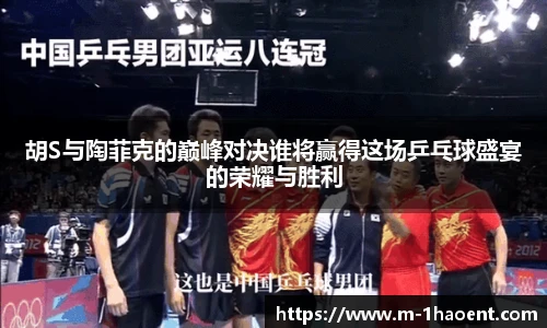 胡S与陶菲克的巅峰对决谁将赢得这场乒乓球盛宴的荣耀与胜利